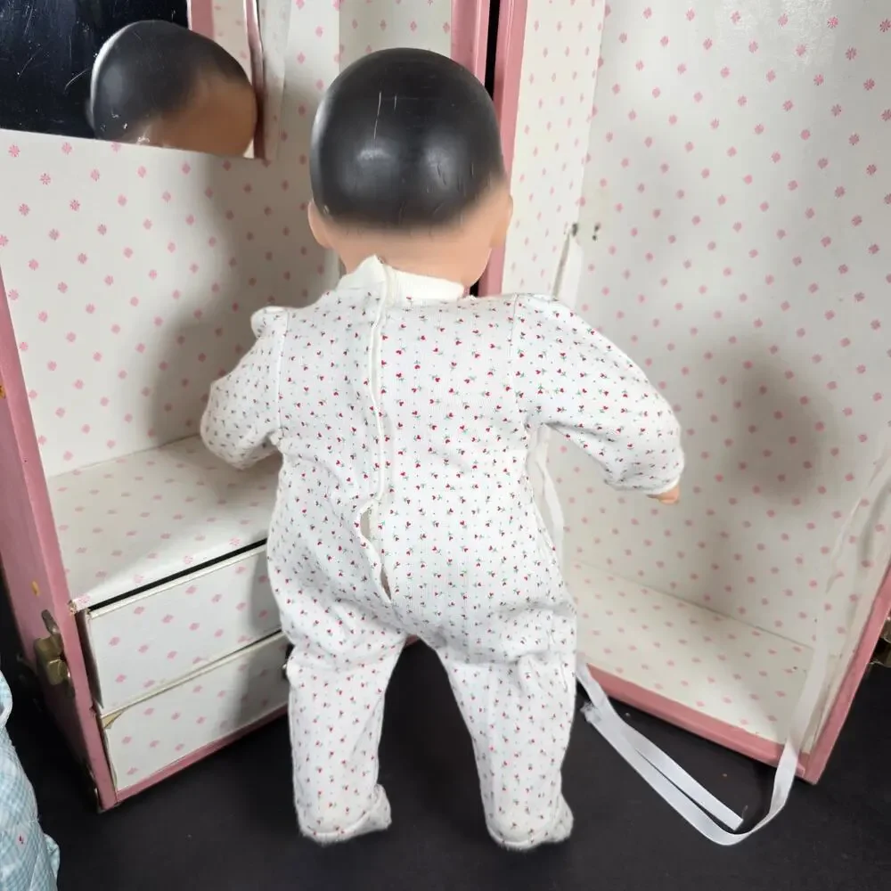 American Girl Pleasant Company Bitty Baby Doll Diaper Bag Pink Wardrobe/Trunk
